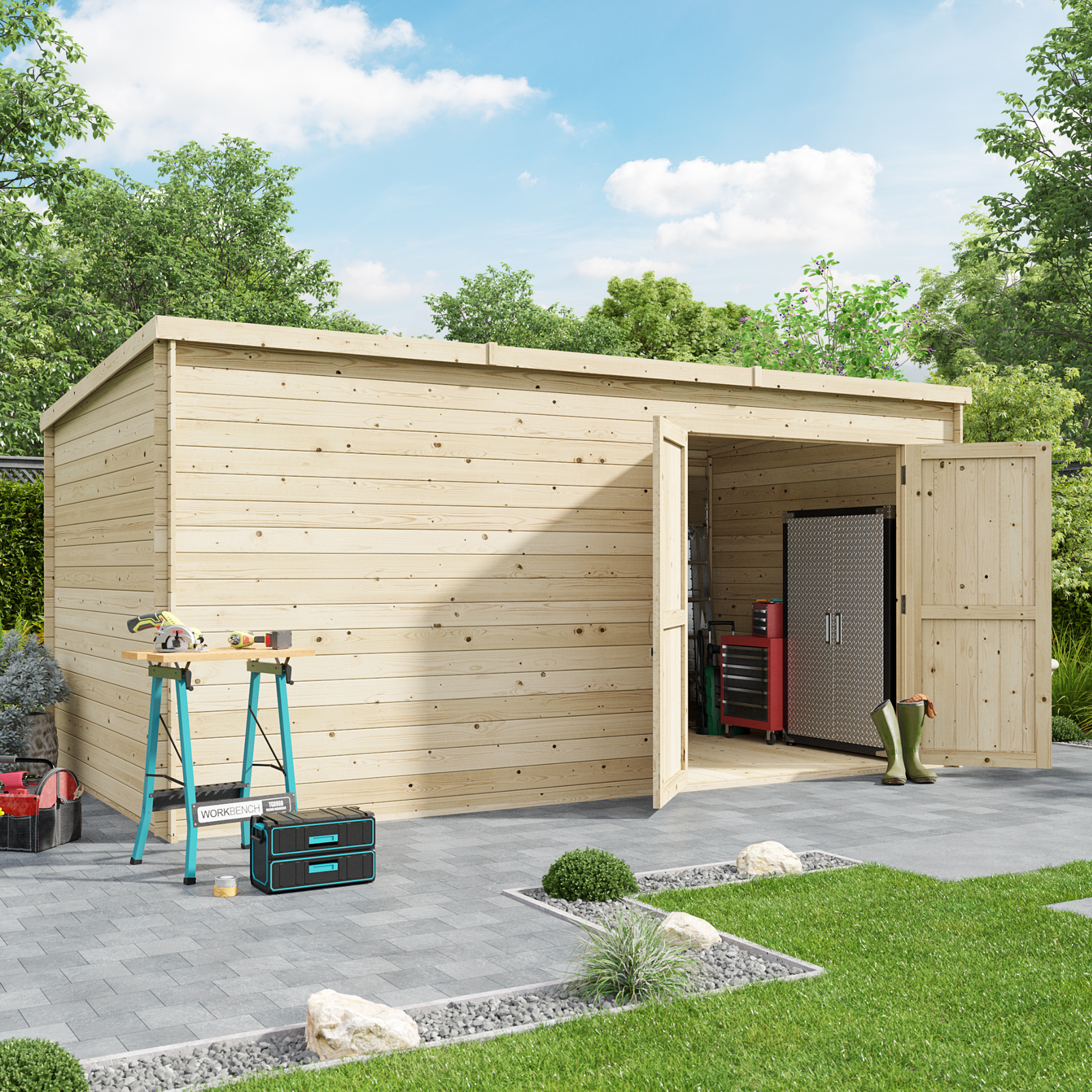 Image of BillyOh Pro Pent Log Cabin Shed