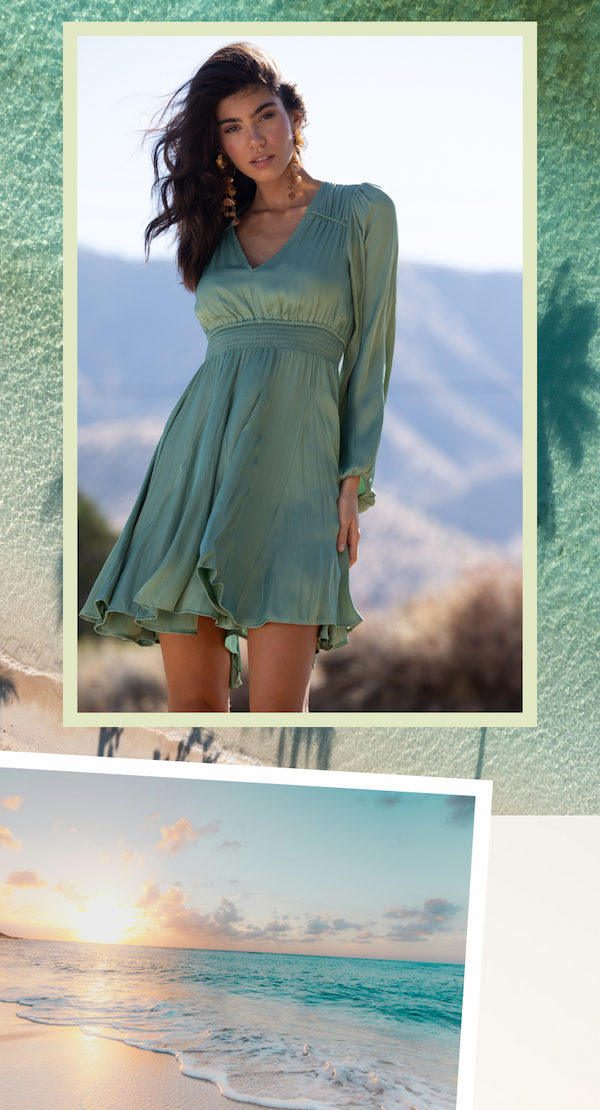 Rebekah Charmeuse Dress