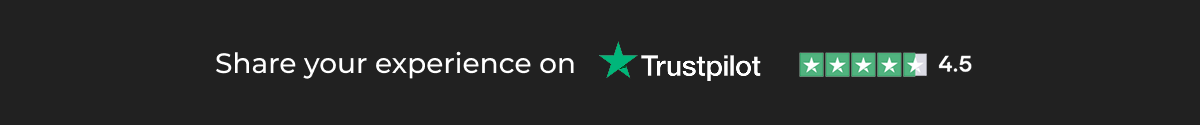 How'd we do? Share your Share your experience on Trustpilot.on Trustpilot.