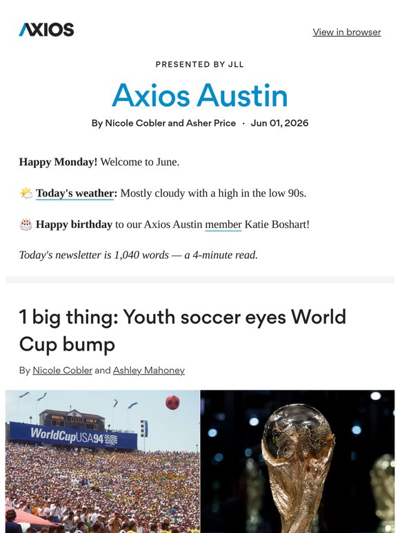 ⚽️ Youth soccer boom