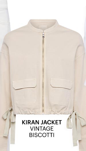 Kiran Jacket in Vintage Biscotti.