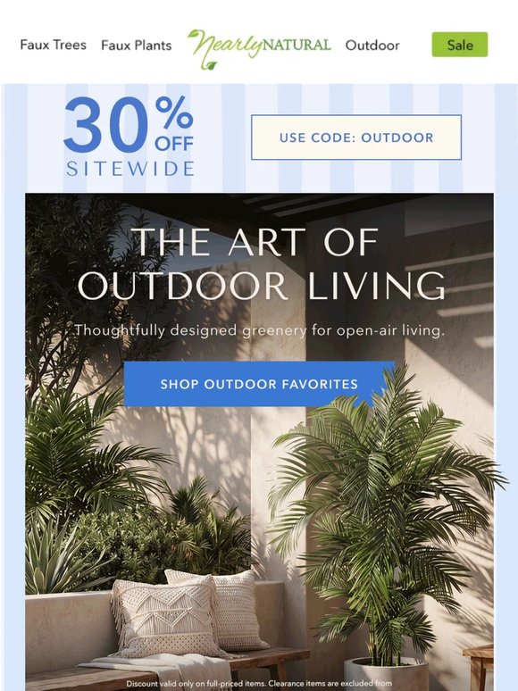 🌱30% Off a Refresh to Your Outdoor Space