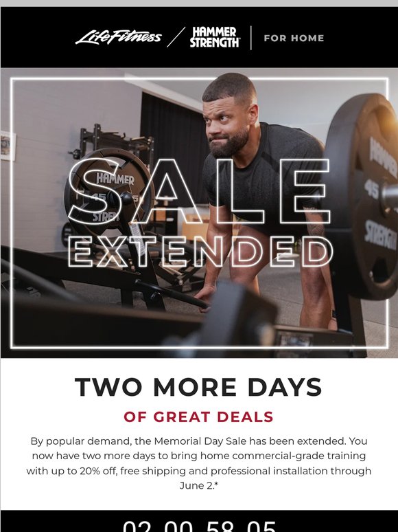 Sale Extended by Popular Demand