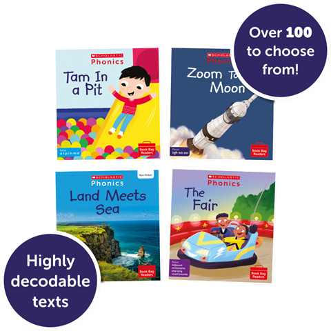 There are over 100 highly decodable texts to choose from