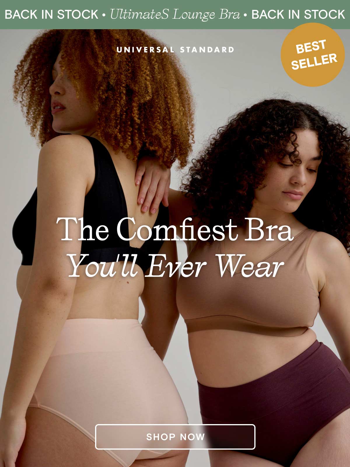 Lounge Bra Back in Stock