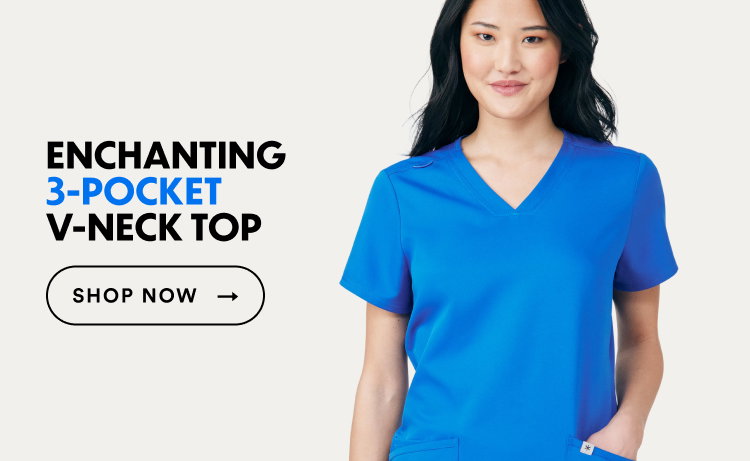 Enchanting 3-Pocket V-Neck Top | Shop Now