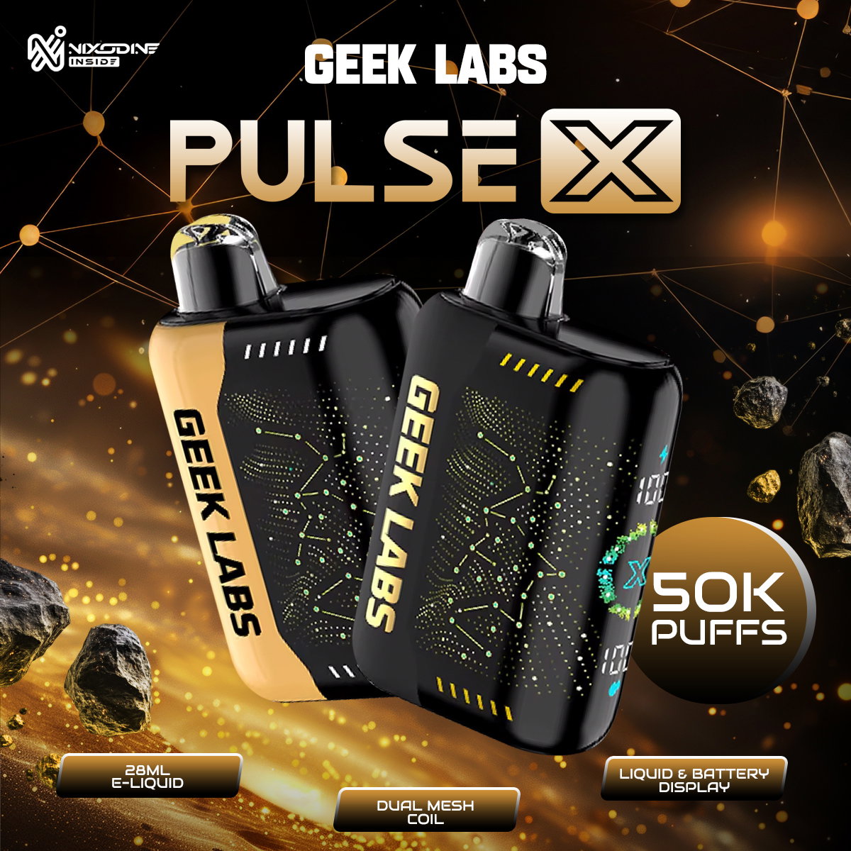 Geek Labs Pulse X Nixodine 50K Disposable