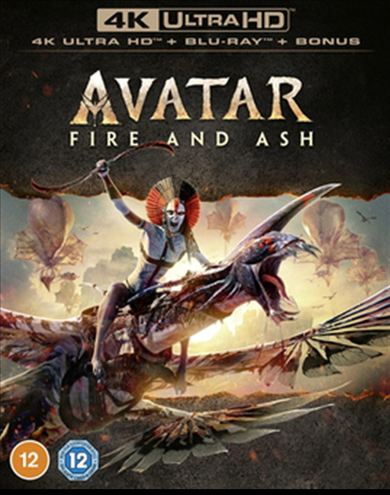Avatar - Fire And Ash 4K UHD + Blu-Ray