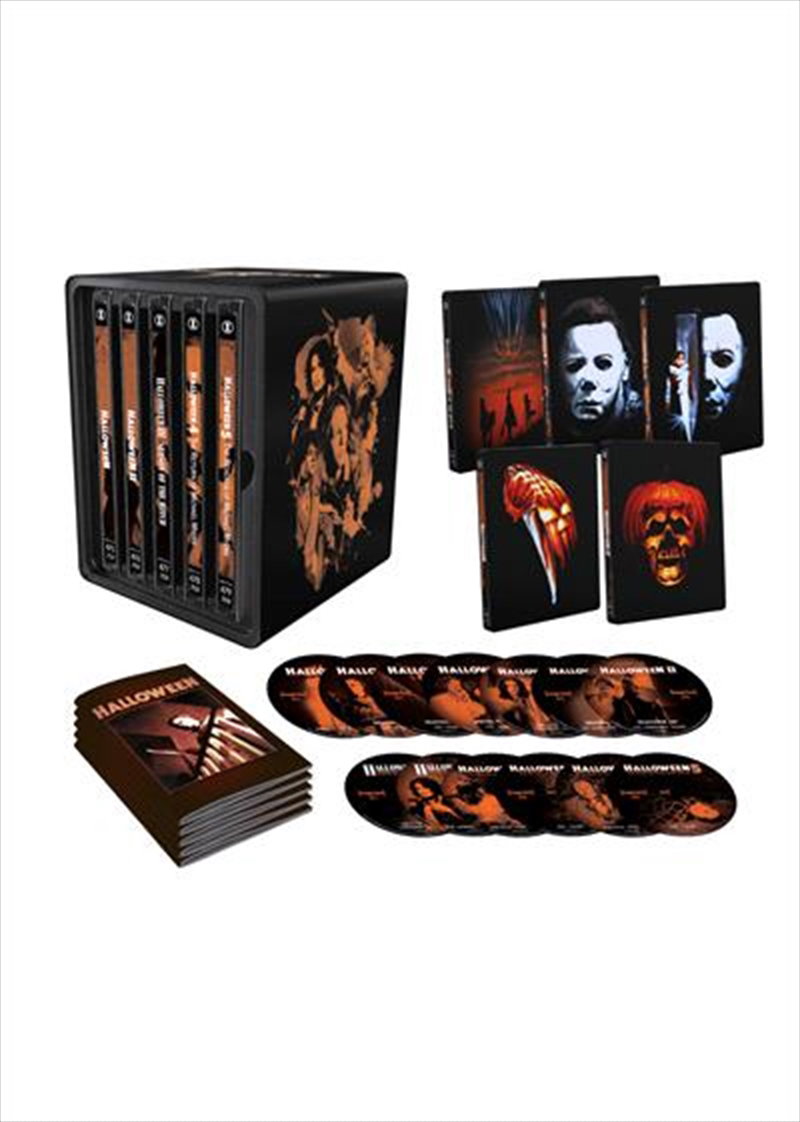 Halloween I-V - Limited Edition Blu-ray + UHD - Imprint Collection #475 - 479 Steelbook Library Co UHD Boxset