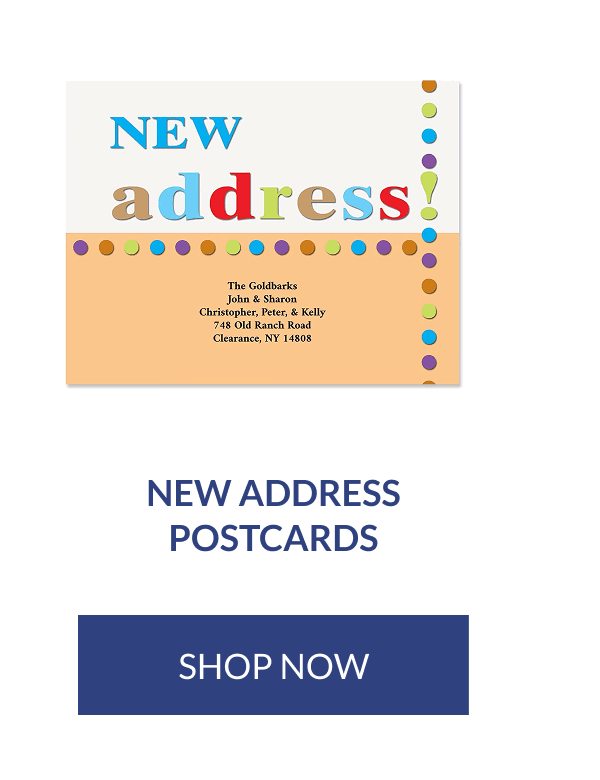 New Address Postcards [Click here to Shop Now]