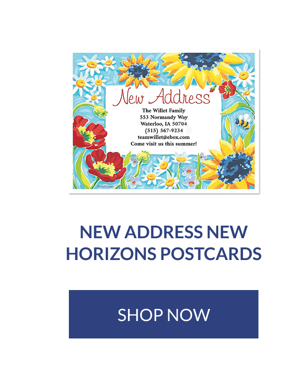 New Address New Horizons Postcards [Click here to Shop Now]