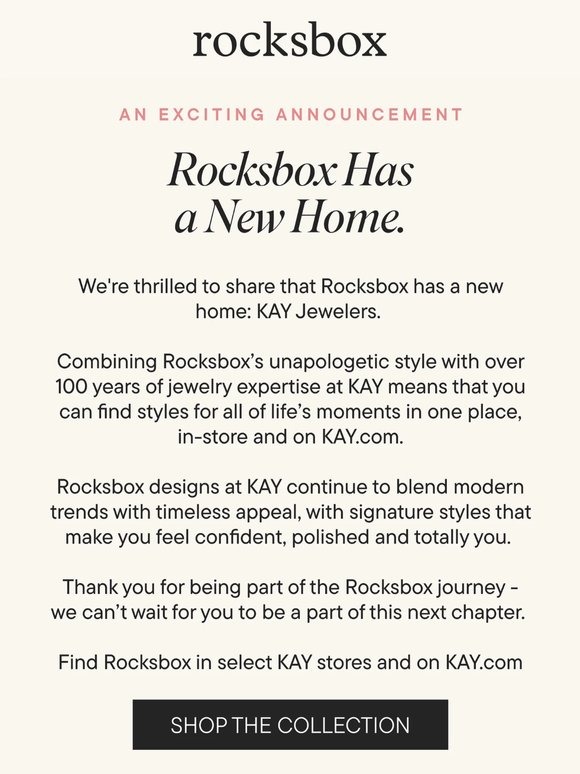 Big News: Rocksbox is Moving