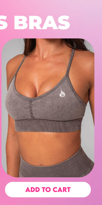 Stonewash Seamless Sports Bra