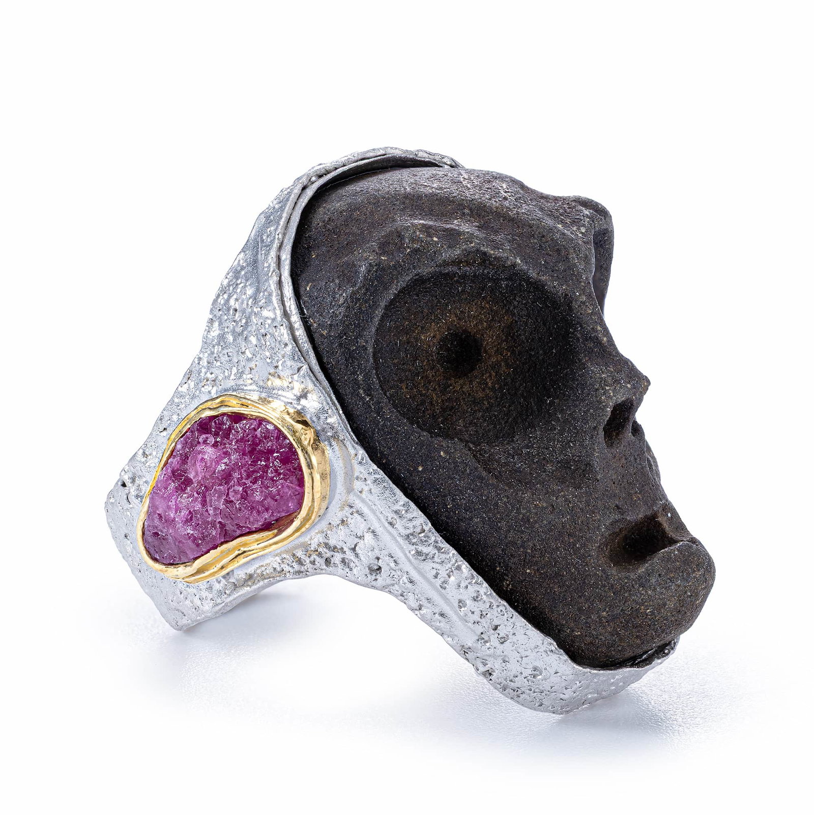 Moros Sterling Silver Ring with Ancie...
