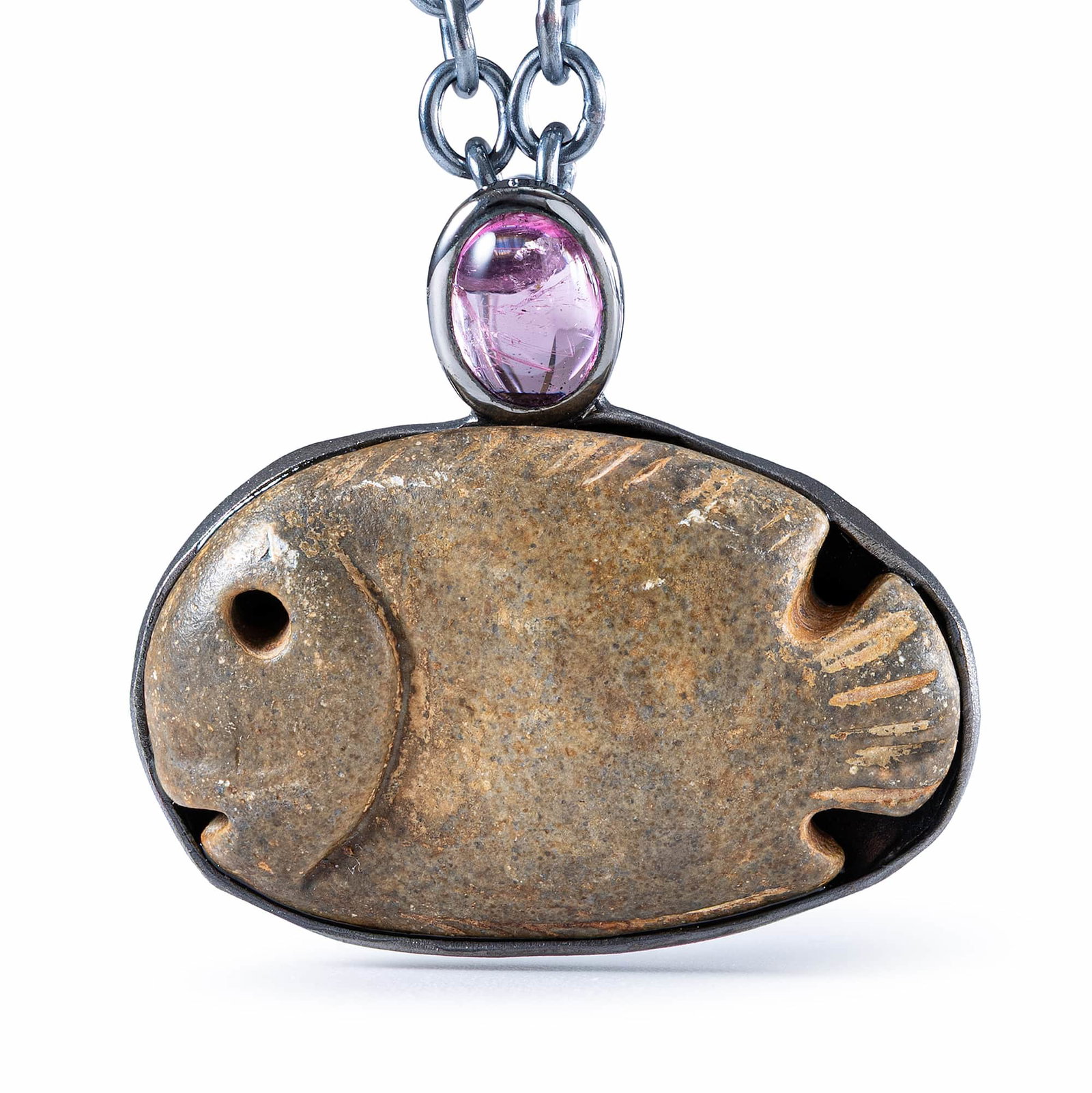 Abdju Sterling Silver Pendant with An...