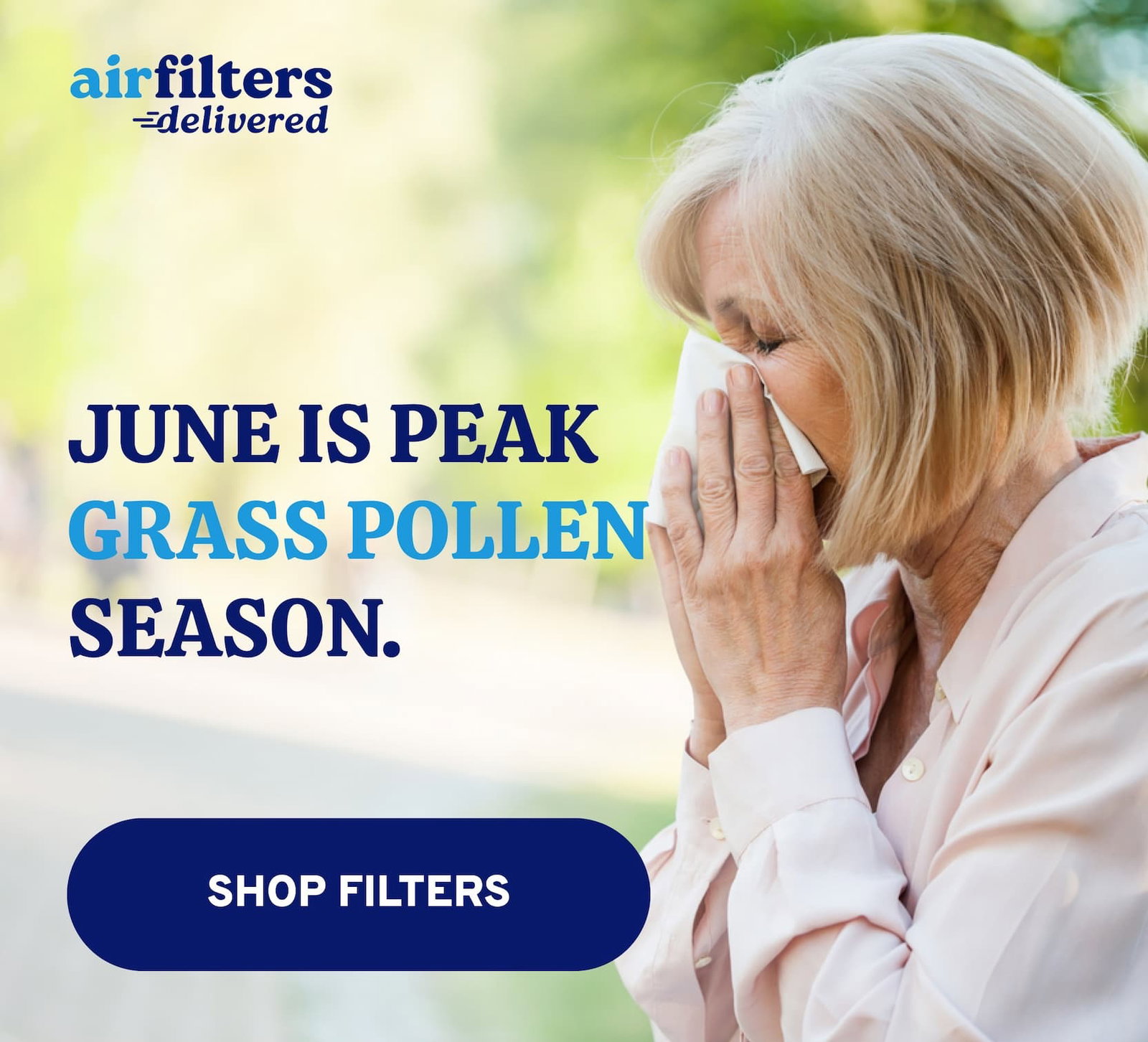 June is Peak Grass Pollen Season.
