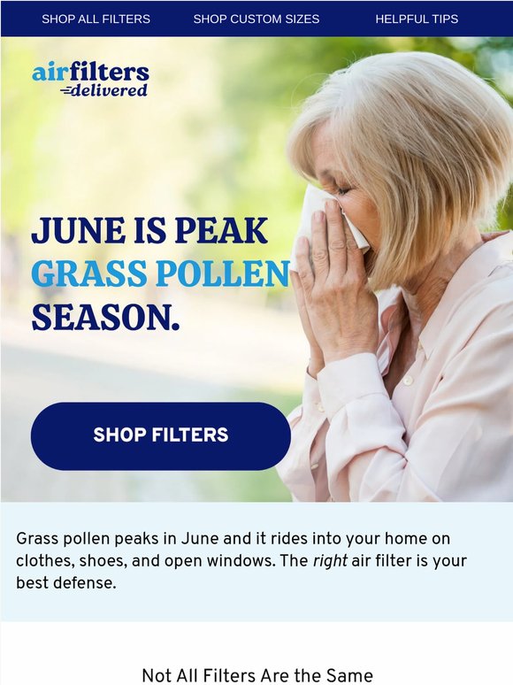 June is Peak Grass Pollen Season