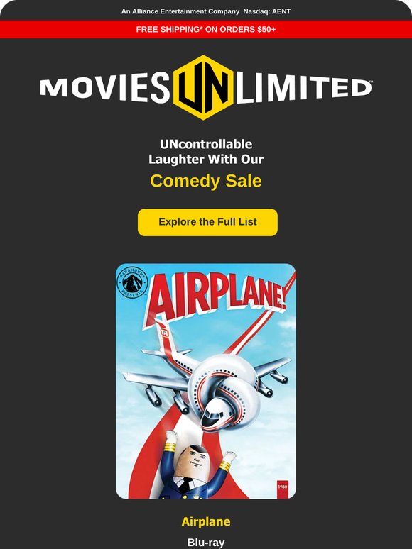 UNcontrollable Laughter With Our Colossal Comedy Sale!