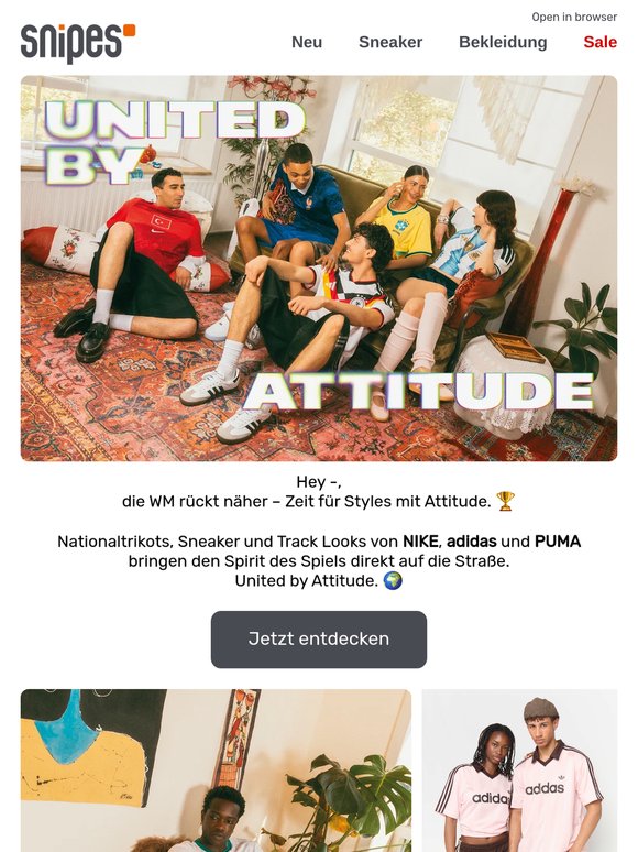 Trikots und mehr: Jetzt WM Fits shoppen! ❤️‍🔥