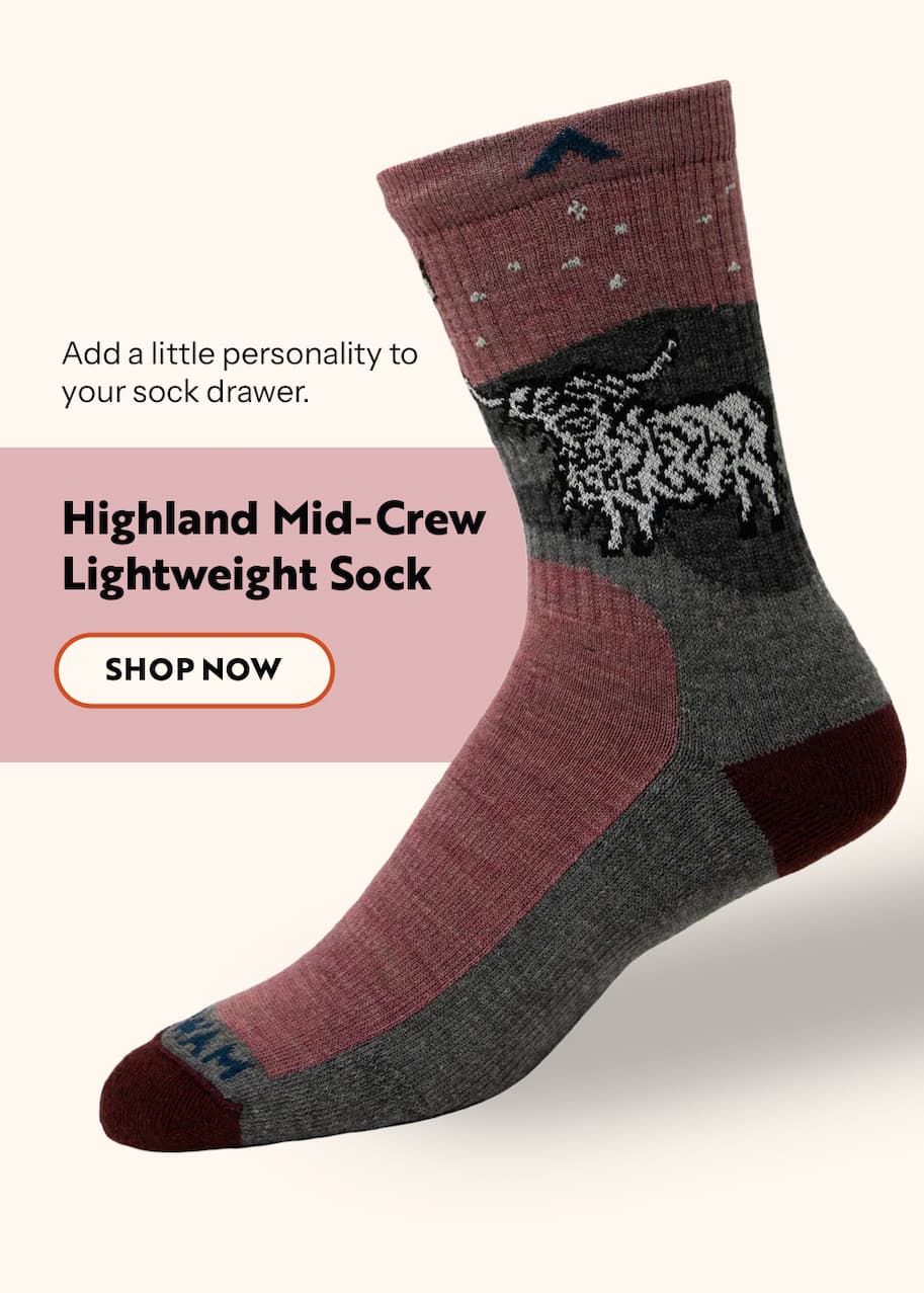 Highland Mid-Crew Lightweight Sock