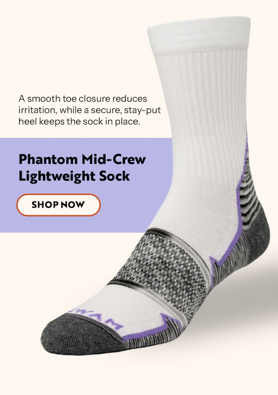 Phantom Mid-Crew Lightweight Sock