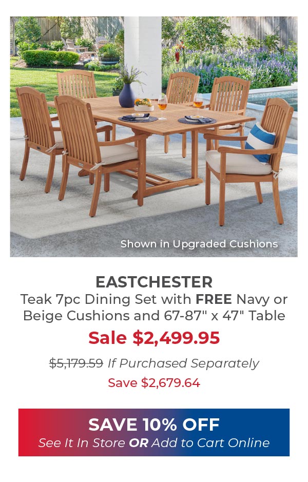 Eastchester 7pc dining set 