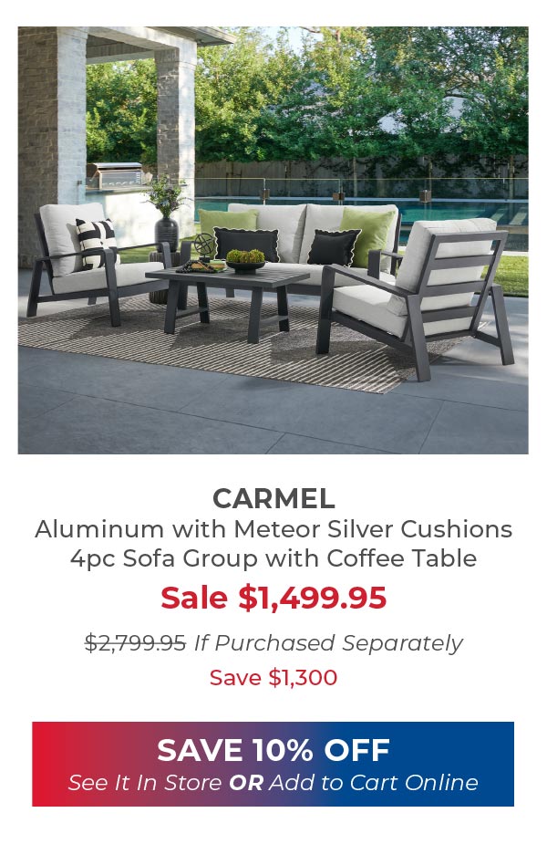 Carmel 4pc sofa group 
