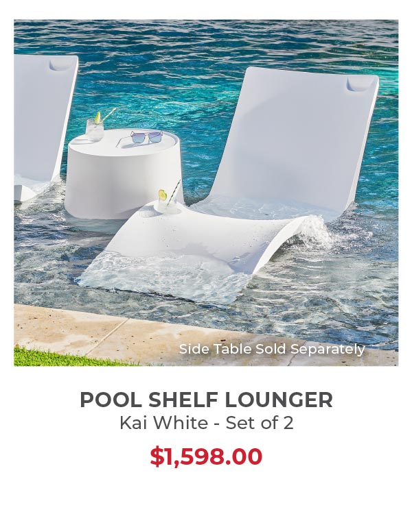 Kai pool shelf lounger 
