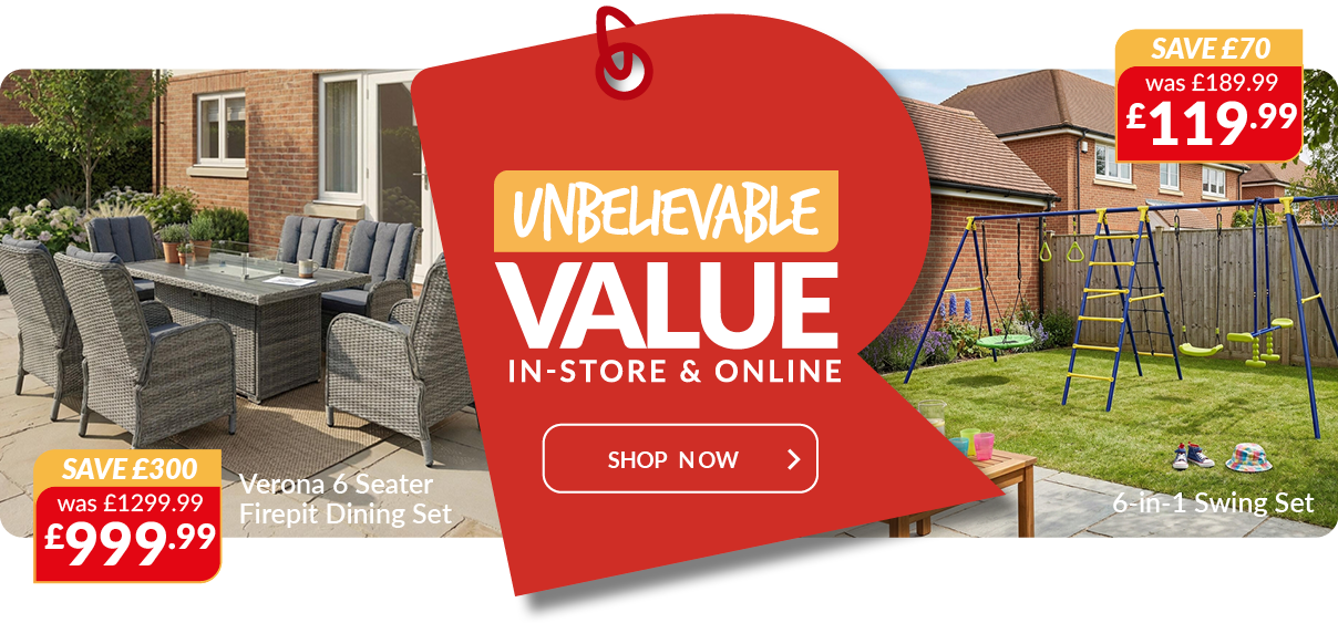 Unbelievable value in-store and online