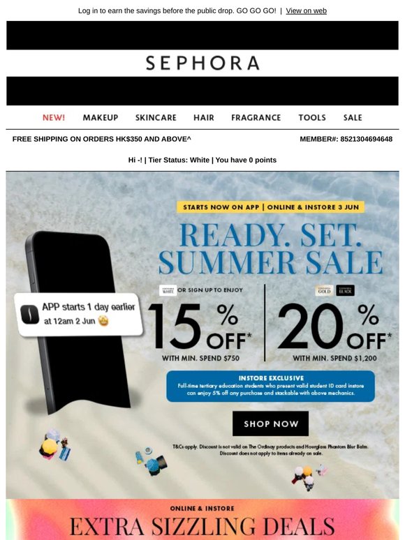 ❤️‍🔥Summer Sale App First : UP TO 20% OFF*📲
