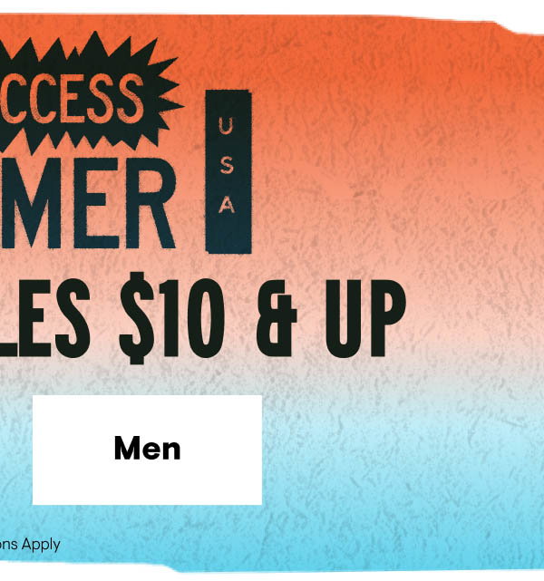 Summer Styles $10 & Up Shop Men