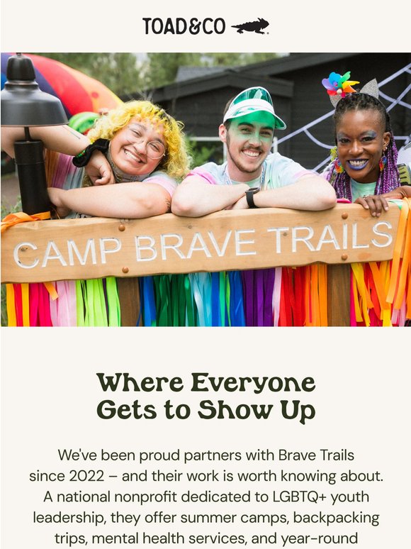Proud to stand with Brave Trails