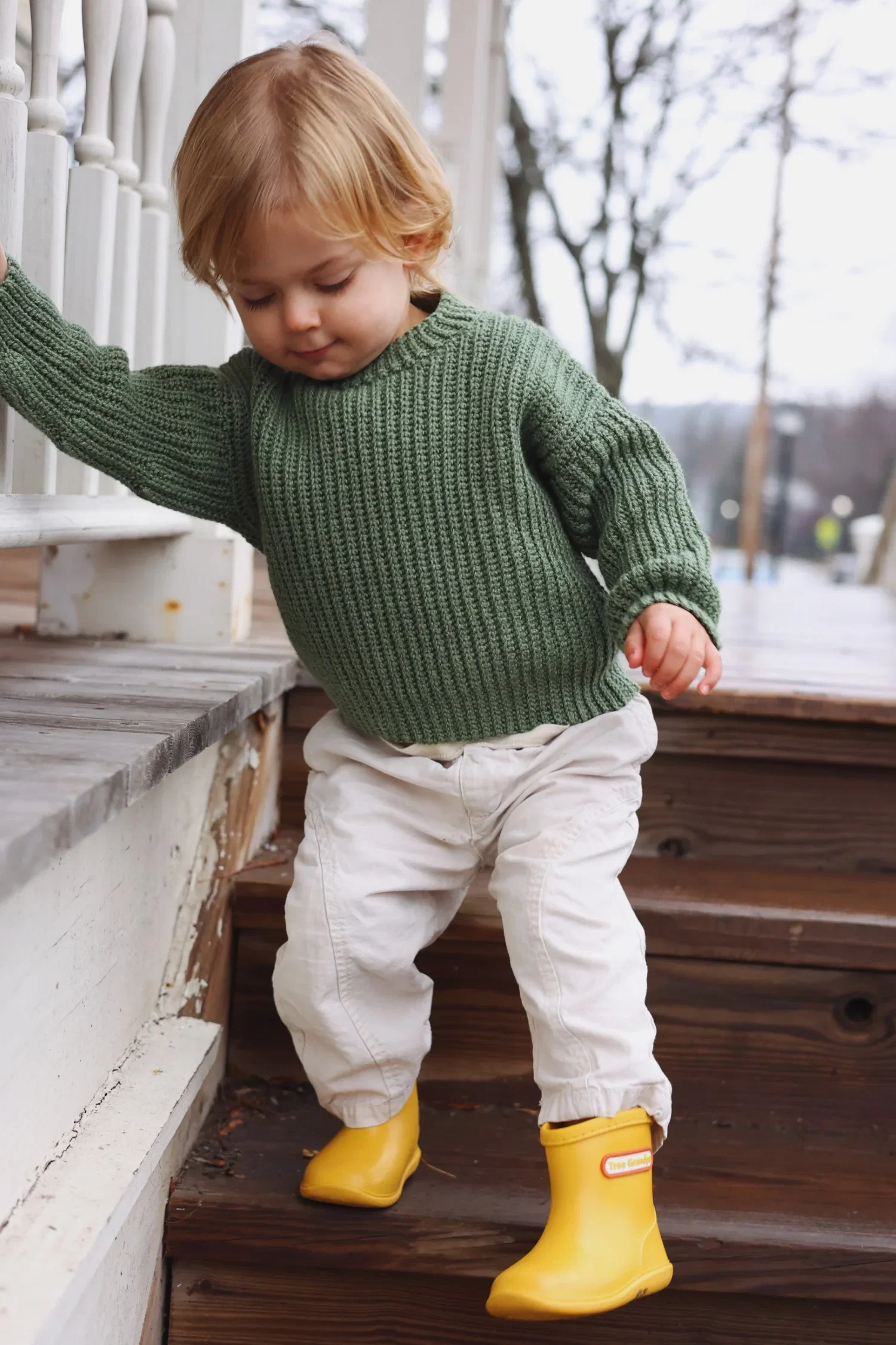 Image of Crochet Kit - Nantucket Ribbed Pullover Junior