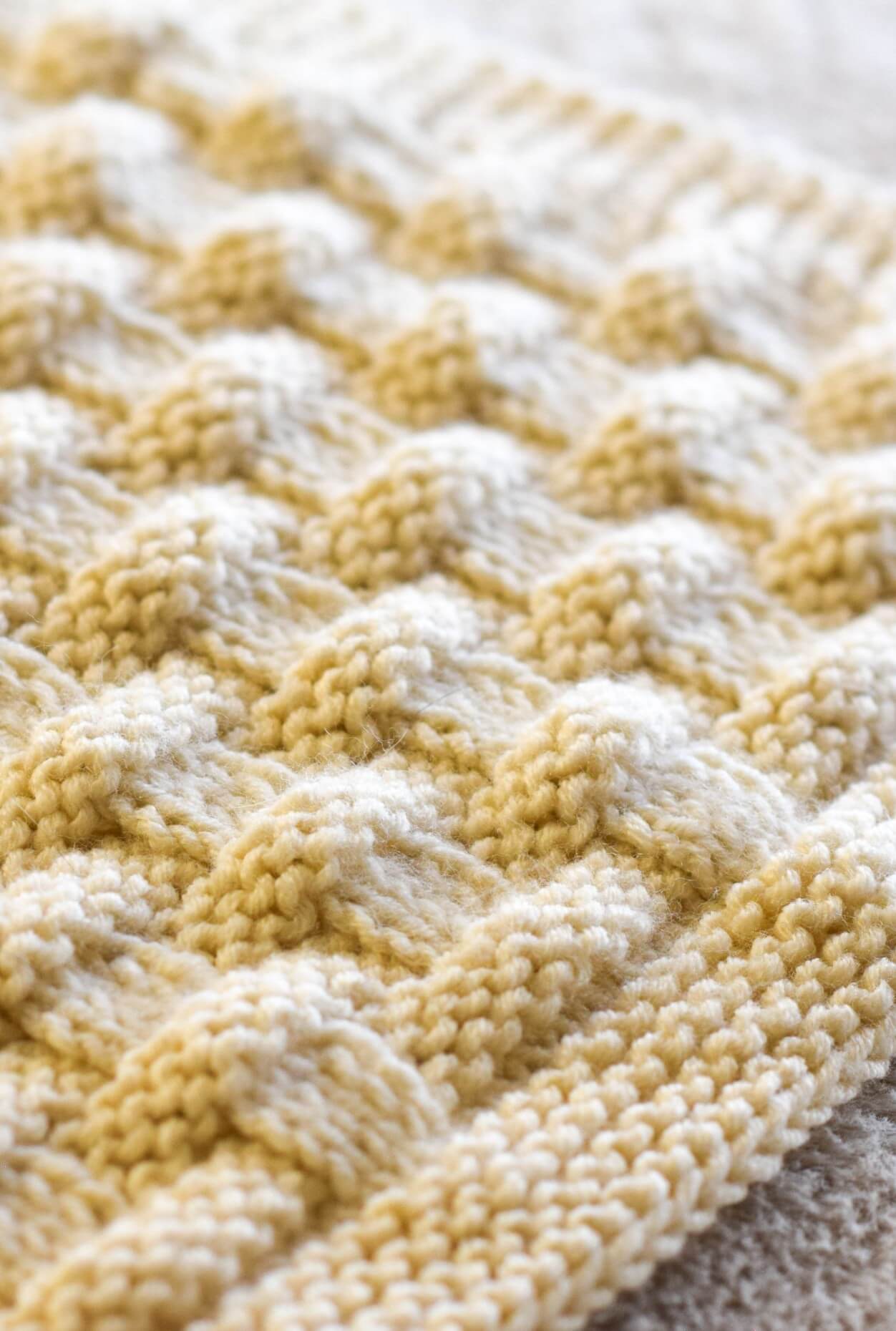 Image of Knit Kit - Basketweave Snuggles Blanket