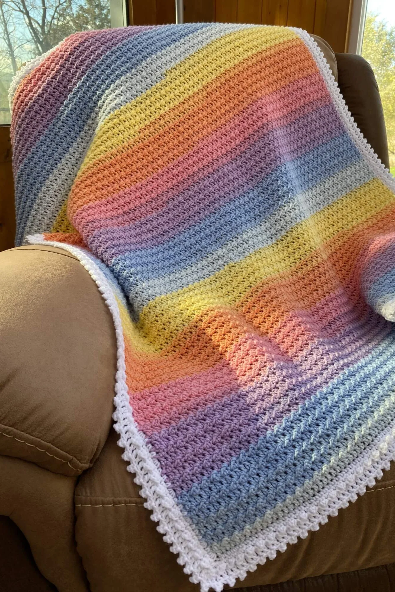 Image of Crochet Kit - Playful Colors Baby Blanket
