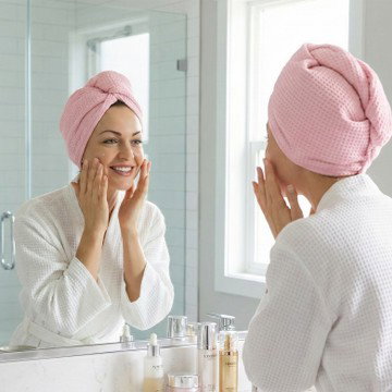 2 Pack Quick Drying Hair Towel Wraps