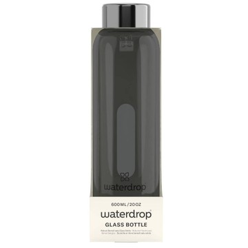 Waterdrop Microdrinks 20oz Black Glossy Water Bottle