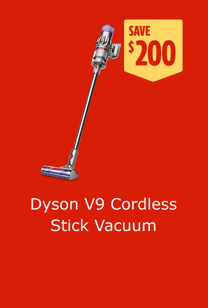 Dyson V9 Cordless Stick Vacuum. Save $200.