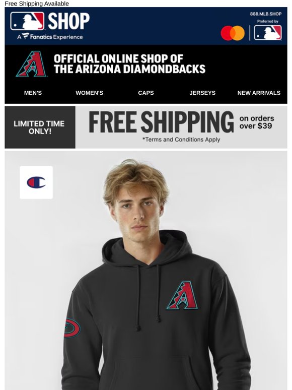 Champion Gear For Diamondbacks Gamedays!