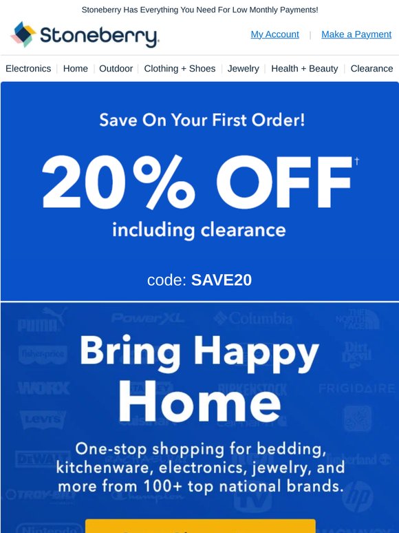 Find What You Love. Enjoy 20% Off!