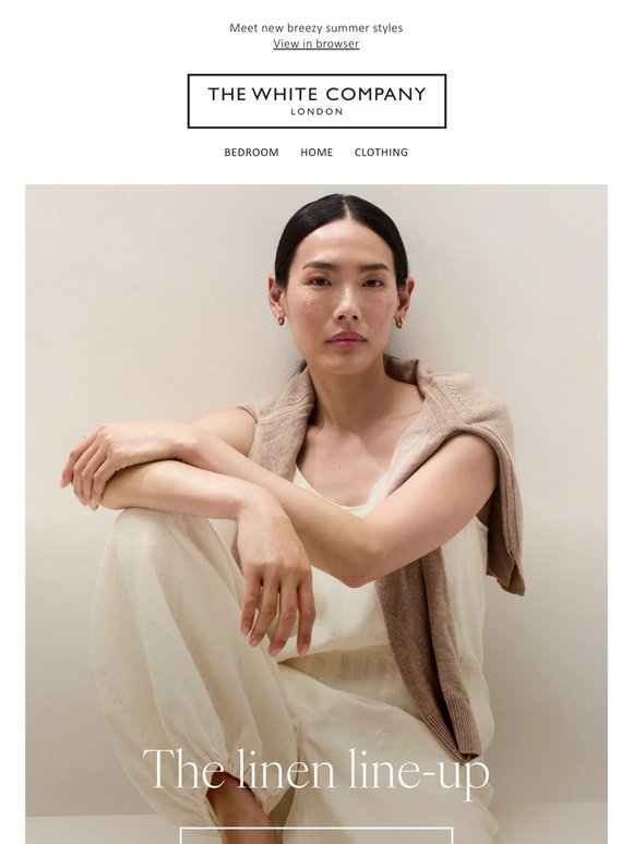 In a linen mood