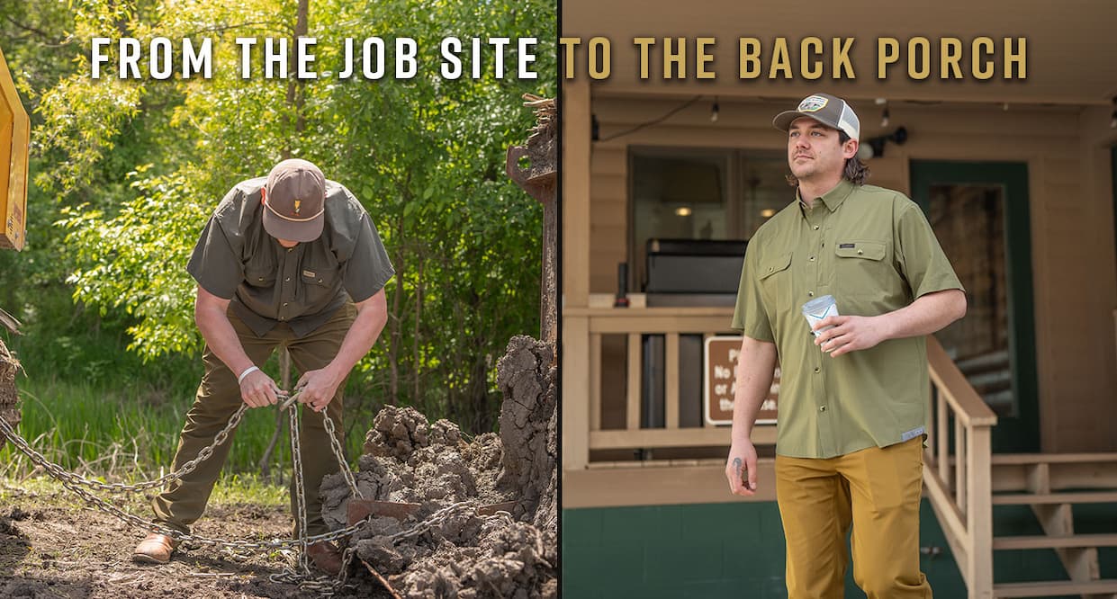 From the job site to the back porch.