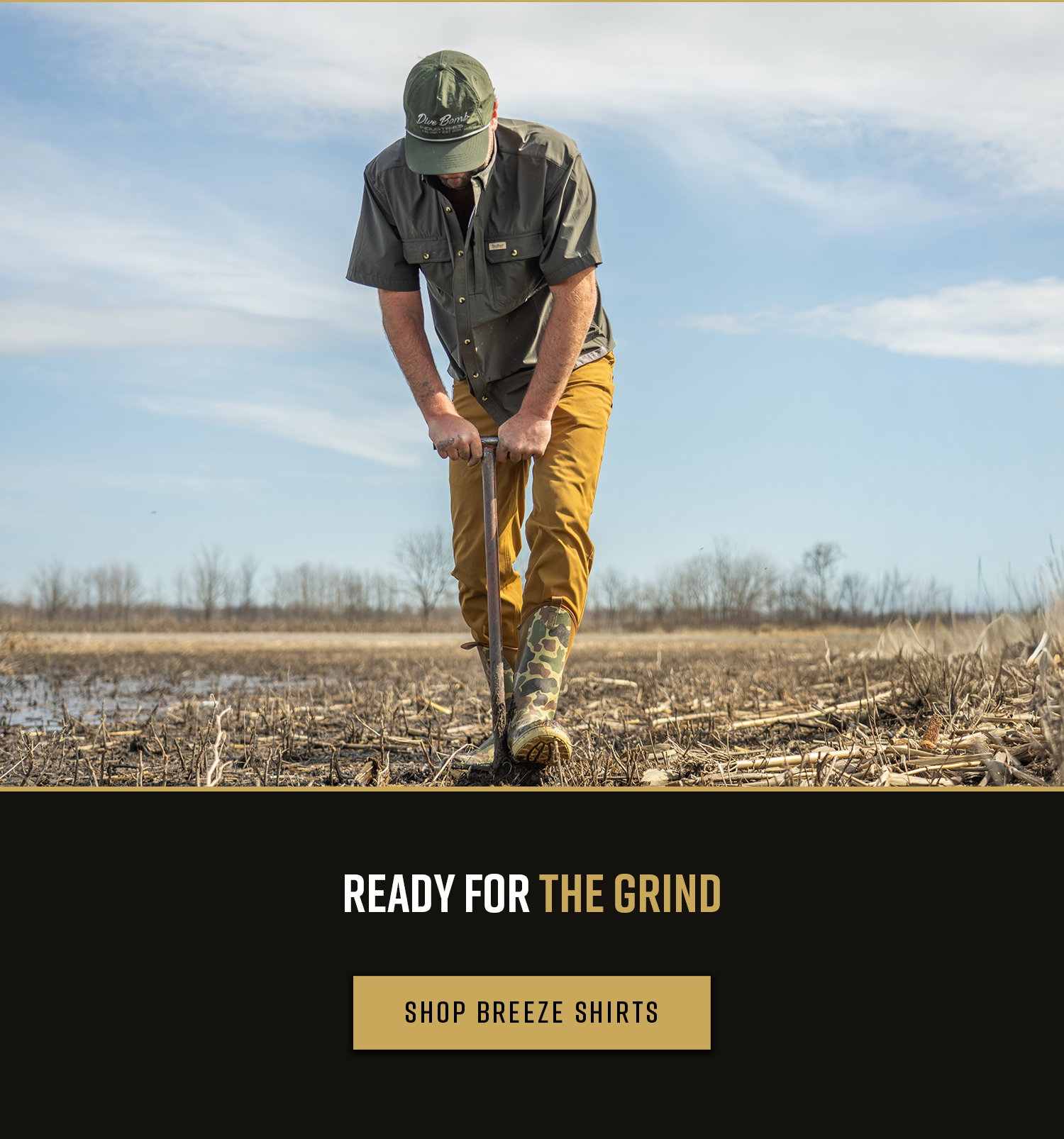 Ready for the grind. Shop breeze shirts.