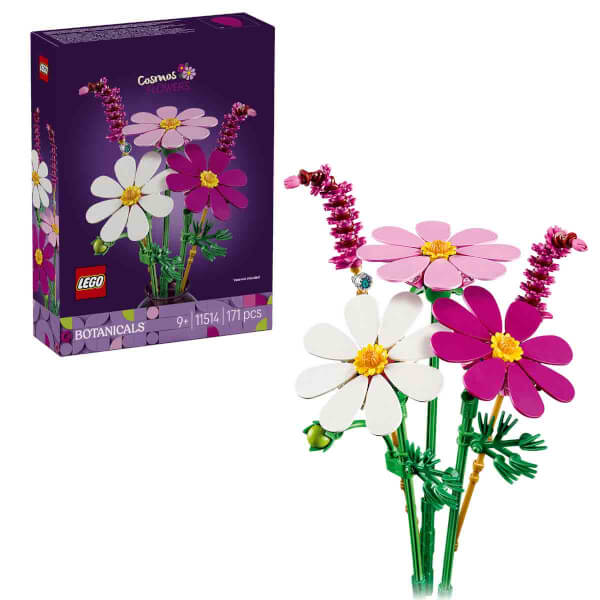 LEGO Botanicals Kozmos Çiçekleri 11514 - 9 Yaş ve Üzeri Çocuklar için Dekoratif Model Yapım Seti (171 Parça)