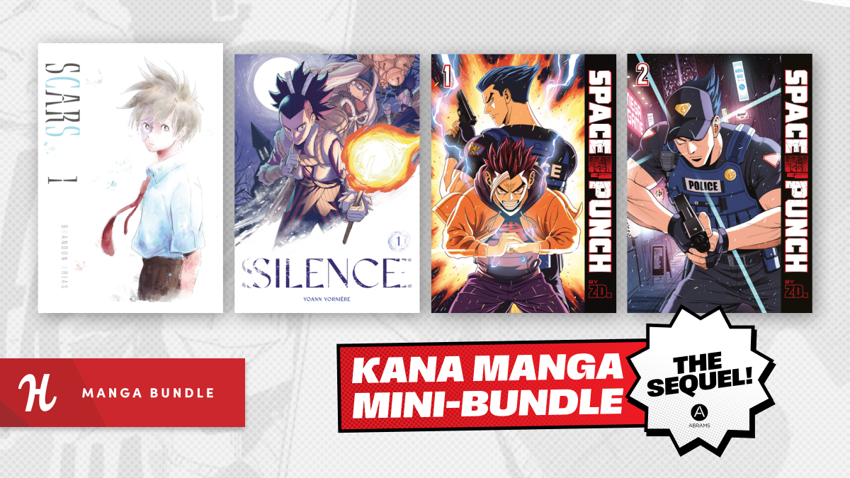 Make reading manga a highlight of your spring with a curated mini-bundle of amazing titles by Kana Manga! 