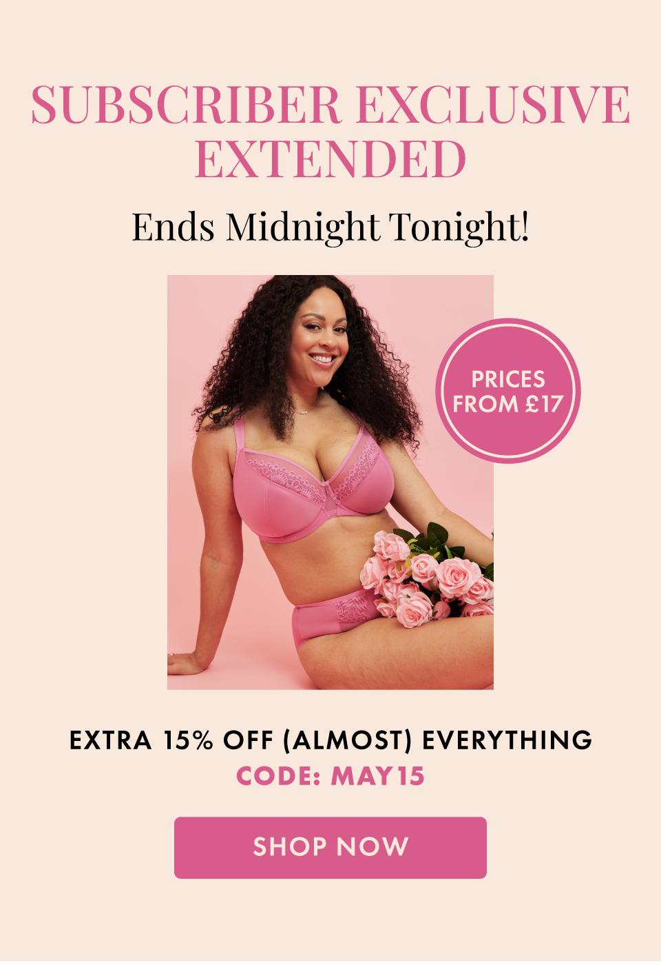 Warehouse Clearance Weekend - up to 70% off, prices start from £15