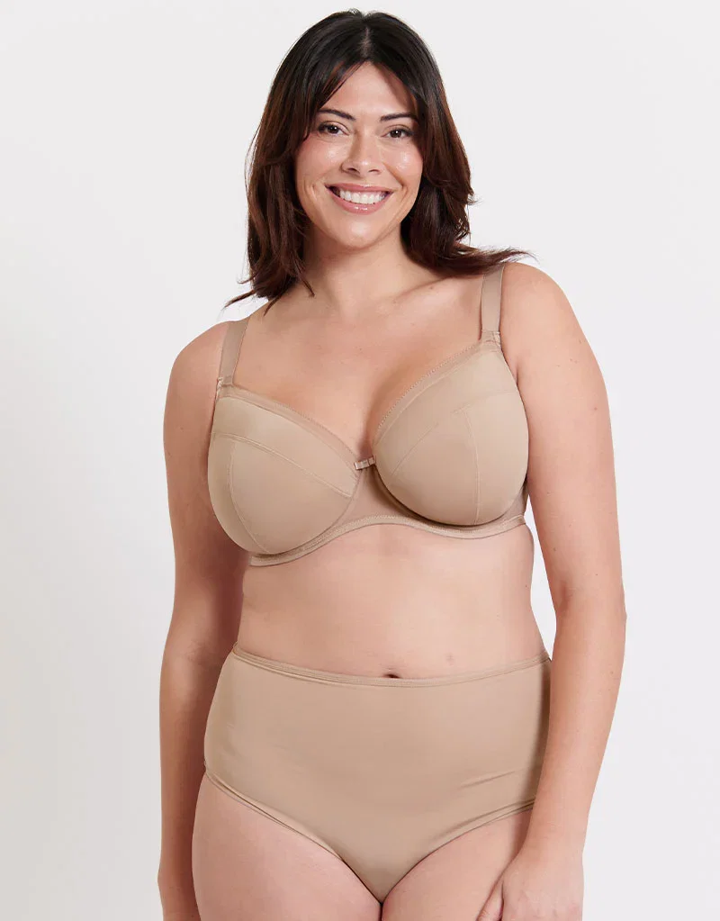 Flirtelle Josie Plunge Bra Light Taupe