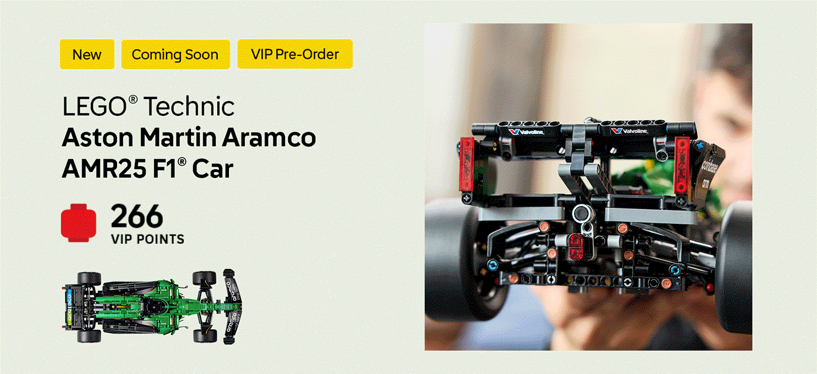 LEGO® Technic Aston Martin Aramco AMR25 F1® Car