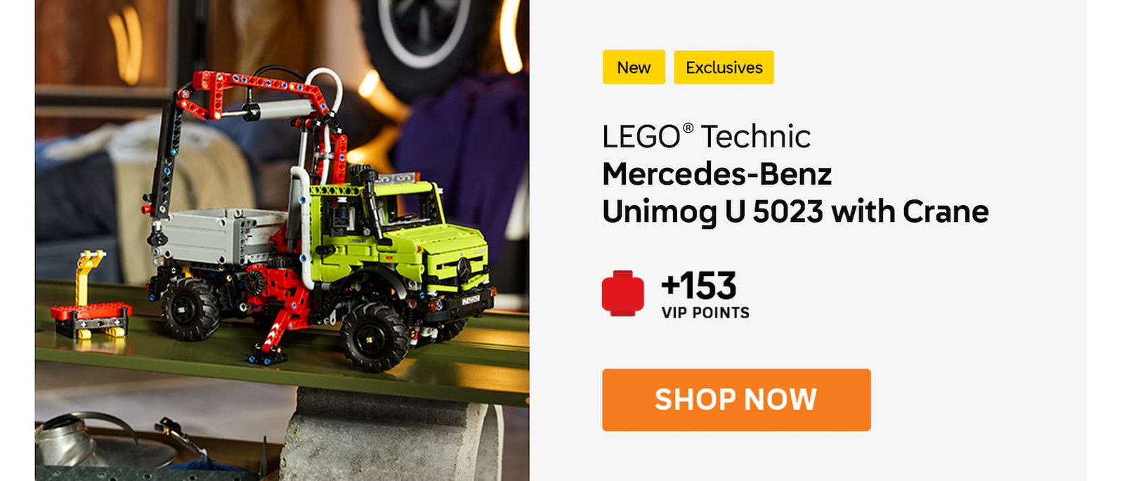 LEGO® Technic Mercedes-Benz Unimog U 5023 with Crane