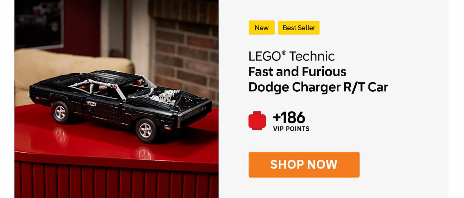 LEGO® Technic Fast and Furious Dodge Charger R/T Car